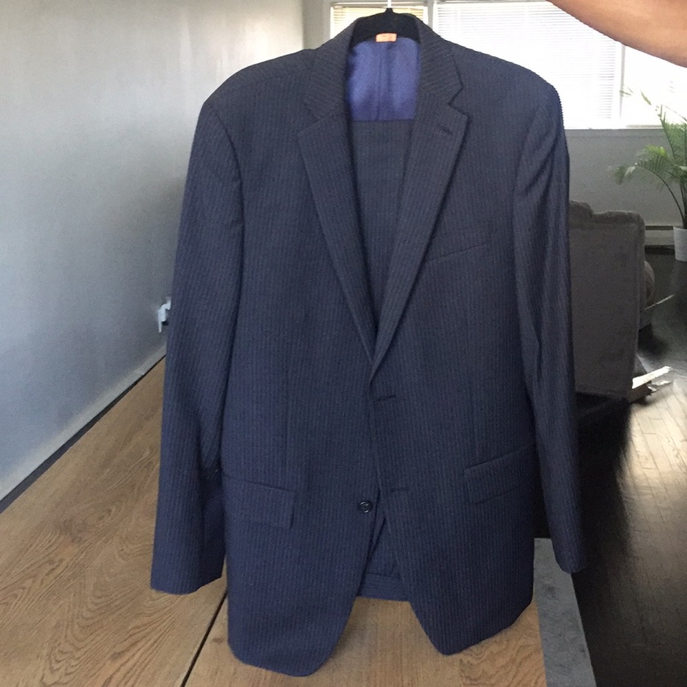 Calvin Klein - Men’s Blue Pinstripe Jacket